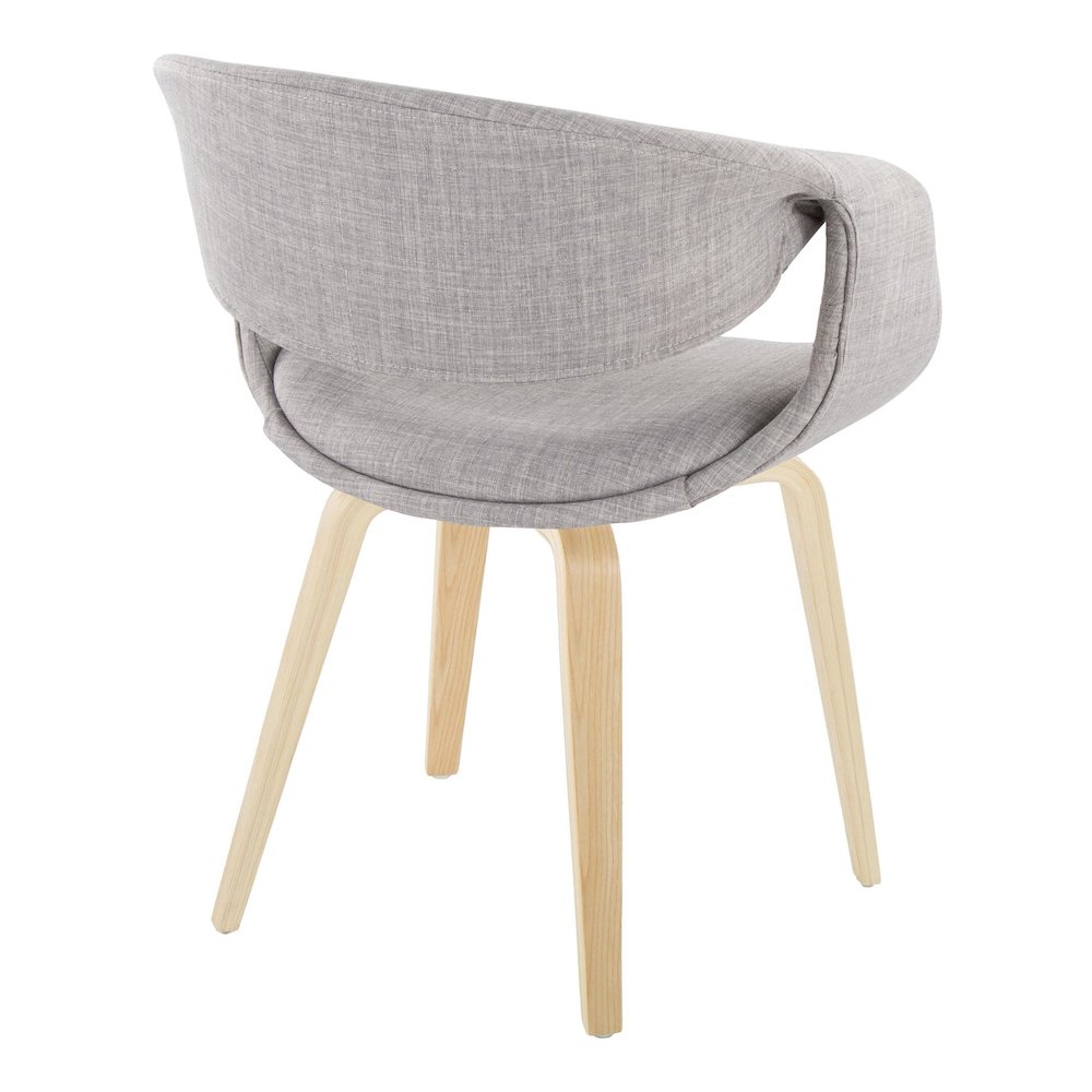 Curvo Upholstered Chair - Set of 2. Picture 4