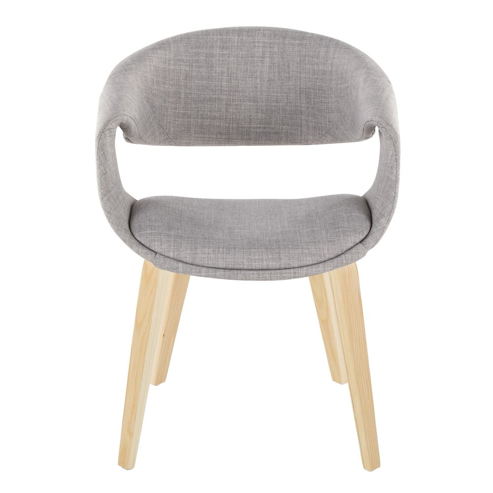Curvo Upholstered Chair - Set of 2. Picture 6