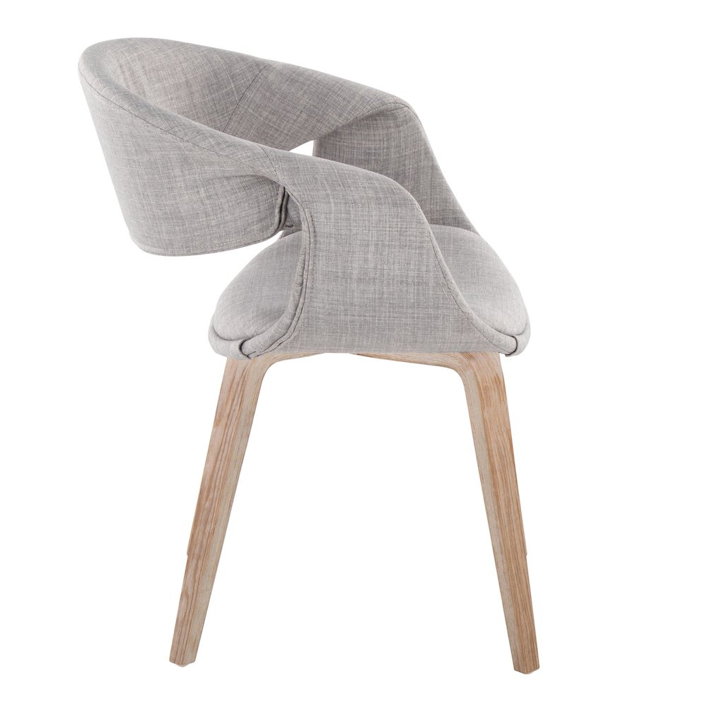Curvo Upholstered Chair - Set of 2. Picture 3