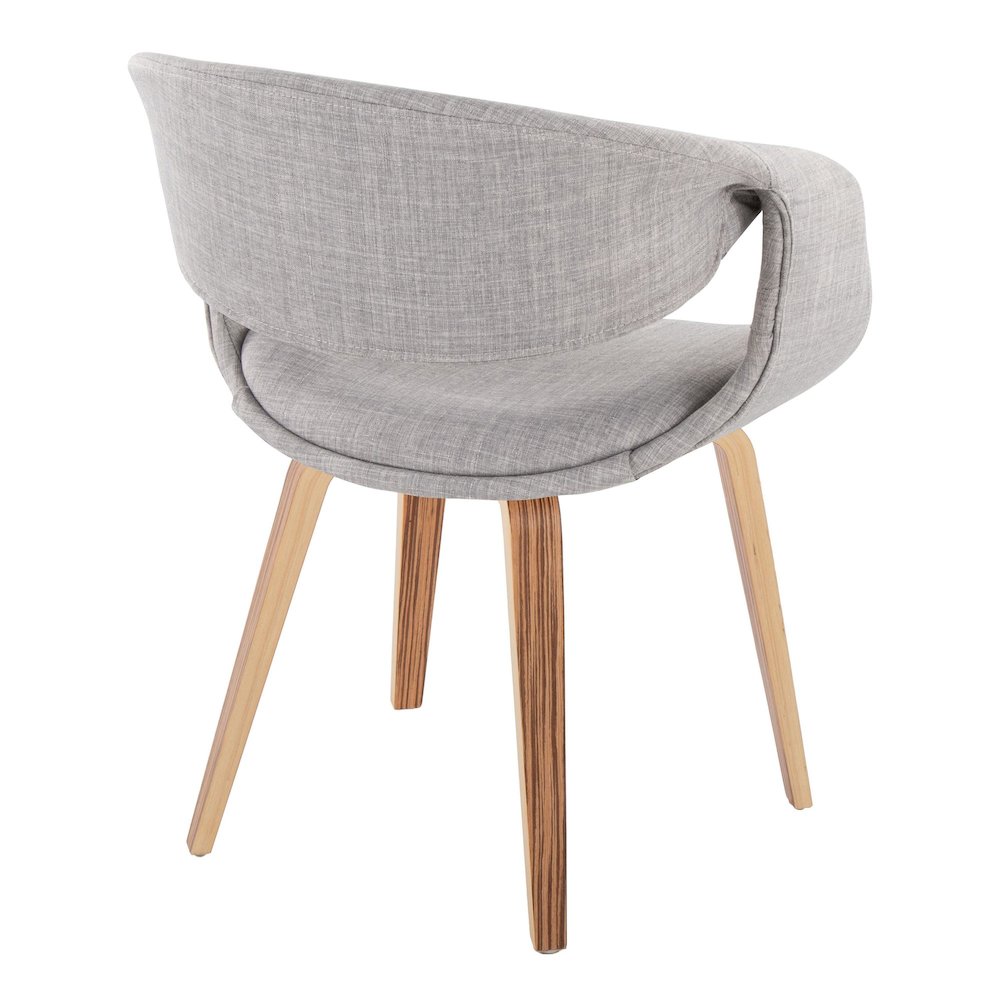 Curvo Upholstered Chair - Set of 2. Picture 4