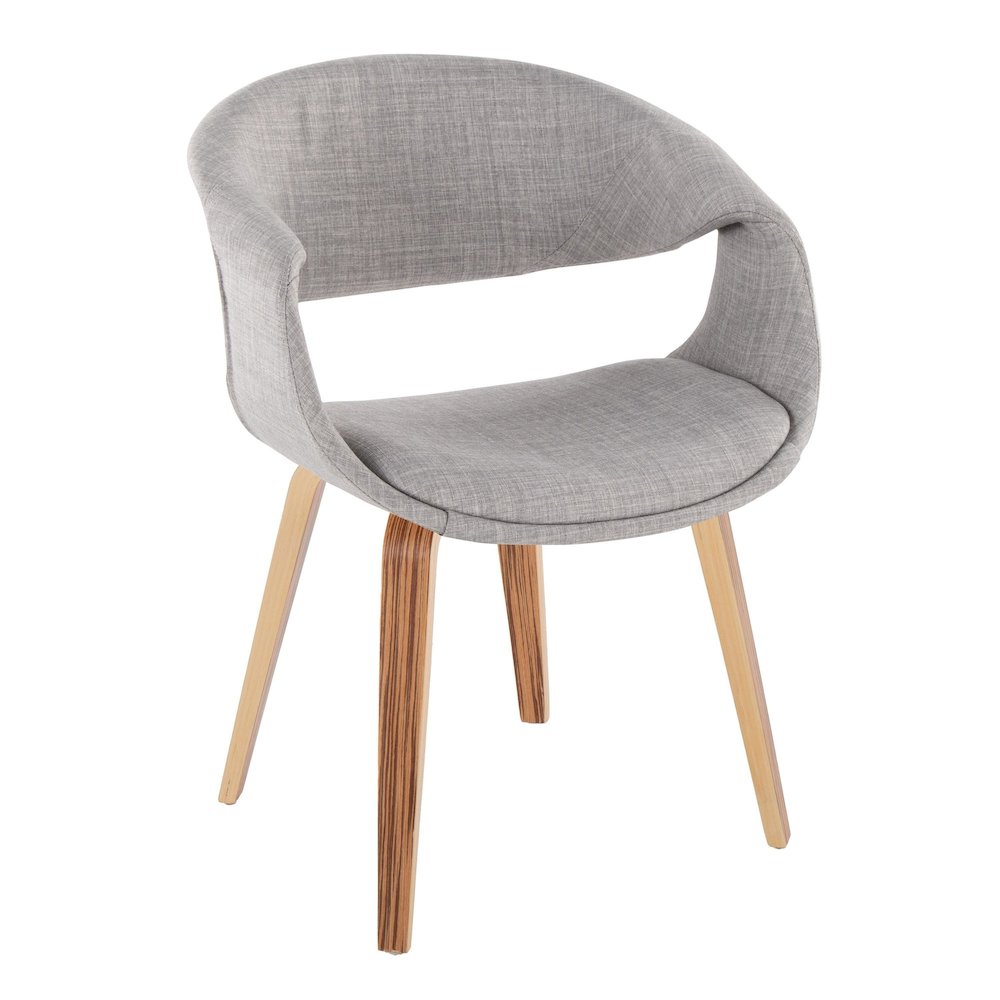 Curvo Upholstered Chair - Set of 2. Picture 2