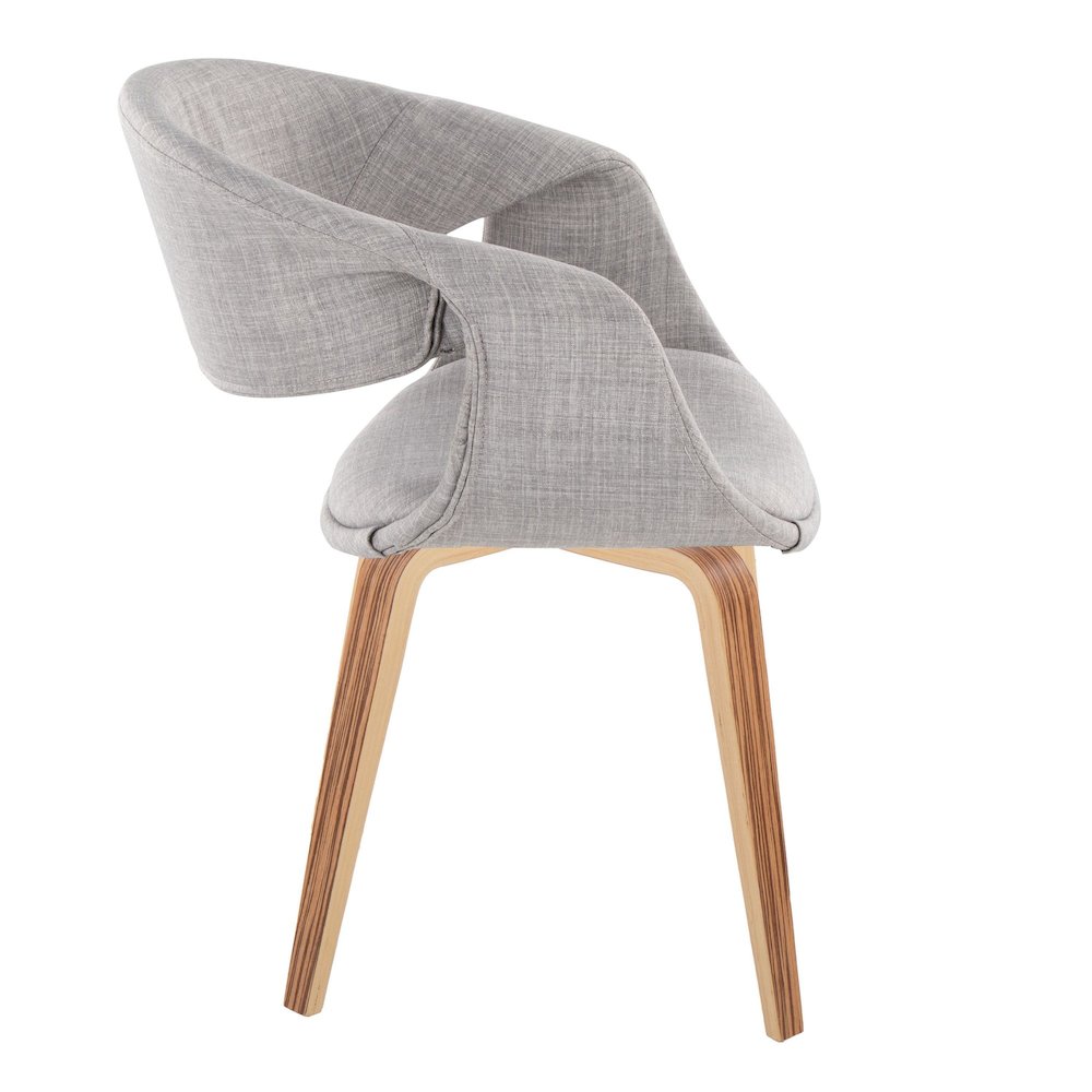 Curvo Upholstered Chair - Set of 2. Picture 3