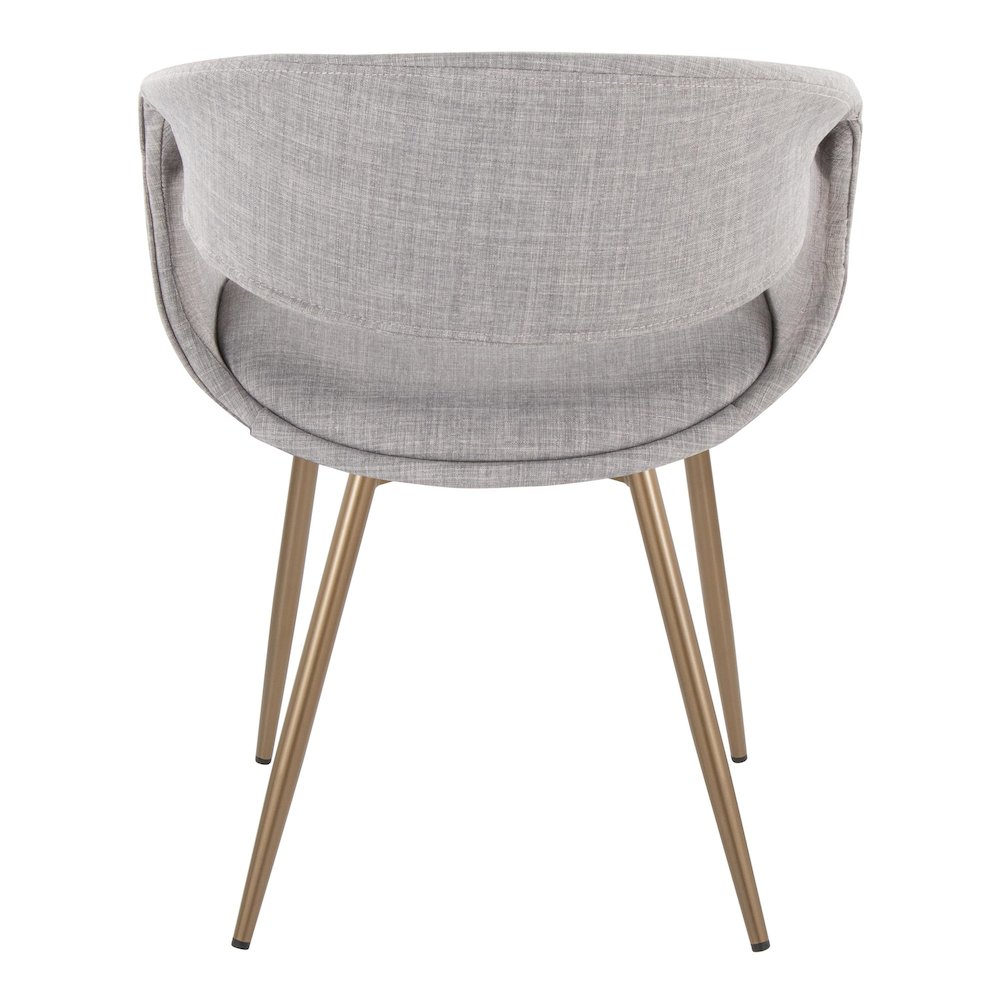 Curvo Upholstered Chair - Set of 2. Picture 5