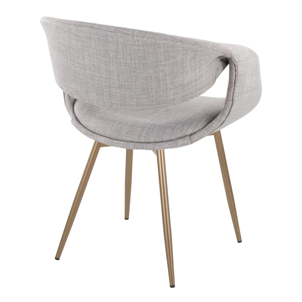 Curvo Upholstered Chair - Set of 2. Picture 4