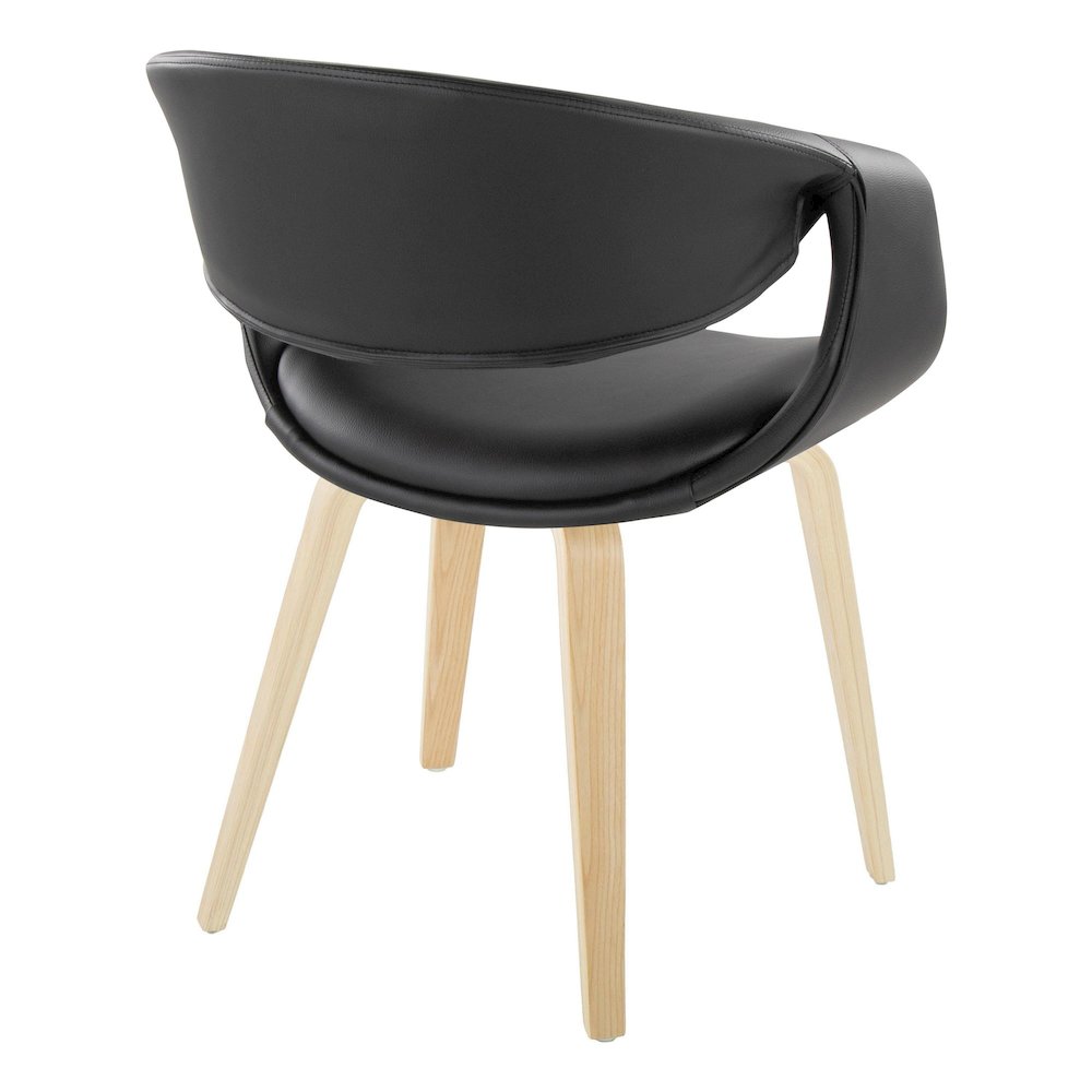 Curvo Upholstered Chair - Set of 2. Picture 4
