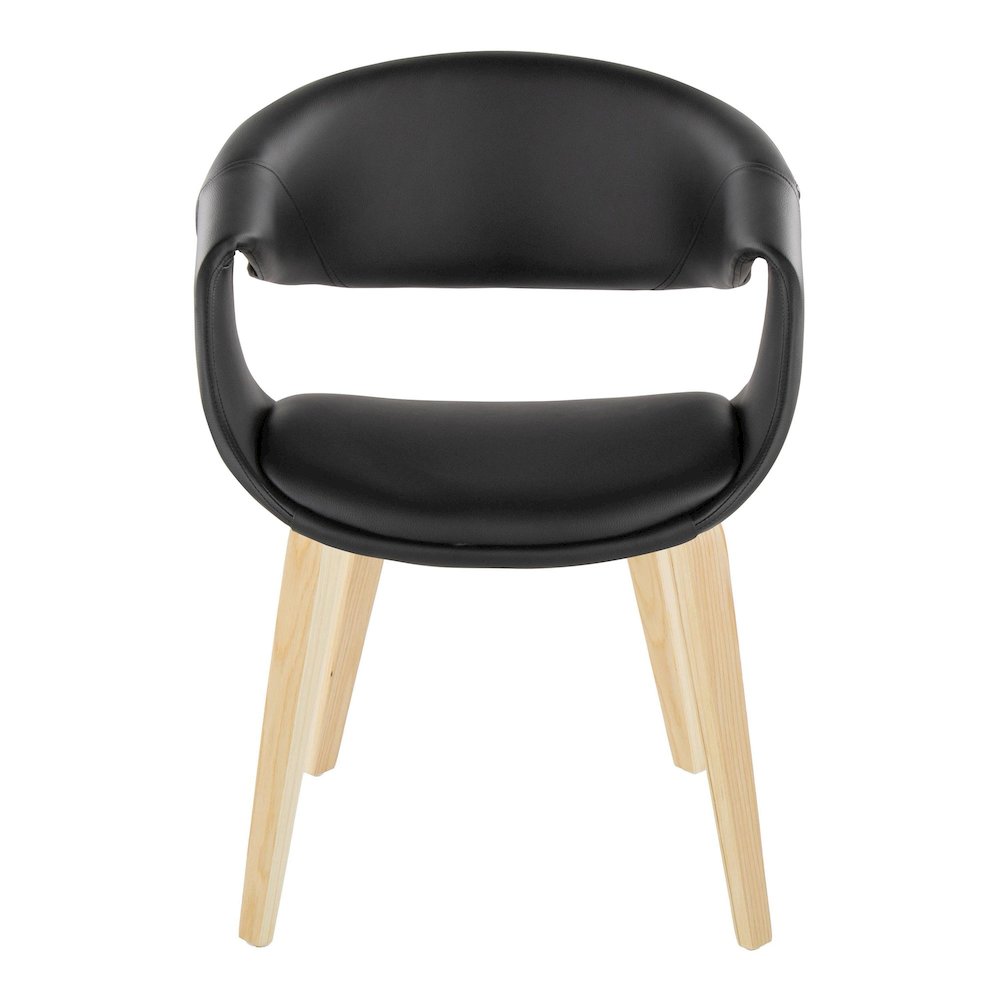 Curvo Upholstered Chair - Set of 2. Picture 6