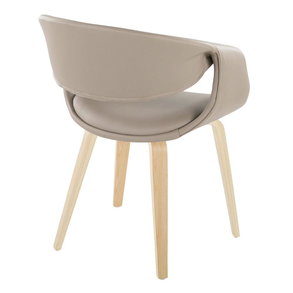 Curvo Upholstered Chair - Set of 2. Picture 4