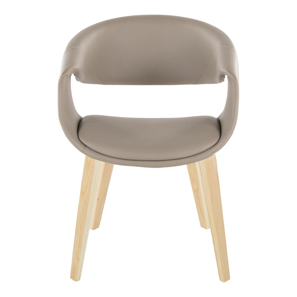 Curvo Upholstered Chair - Set of 2. Picture 6