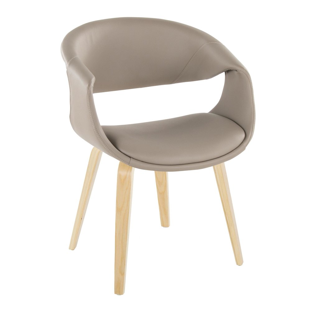 Curvo Upholstered Chair - Set of 2. Picture 2