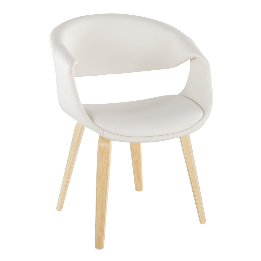 Curvo Upholstered Chair - Set of 2. Picture 2