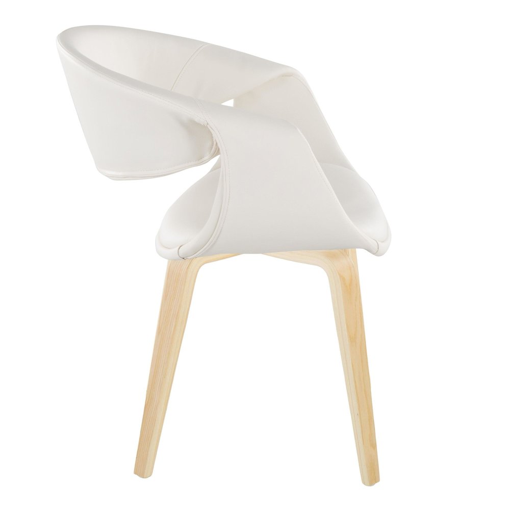 Curvo Upholstered Chair - Set of 2. Picture 3