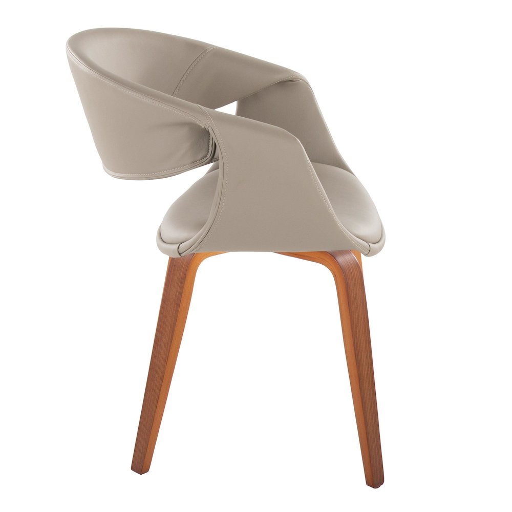 Curvo Upholstered Chair - Set of 2. Picture 3