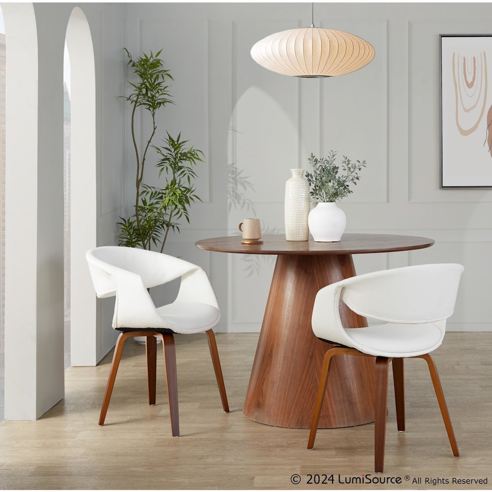 Curvo Upholstered Chair - Set of 2. Picture 7