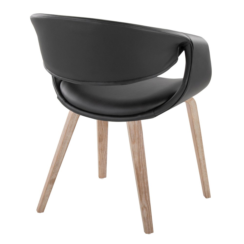 Curvo Upholstered Chair - Set of 2. Picture 4