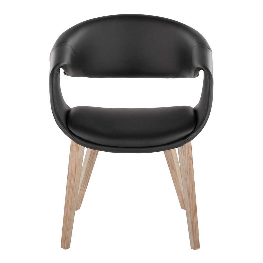 Curvo Upholstered Chair - Set of 2. Picture 6