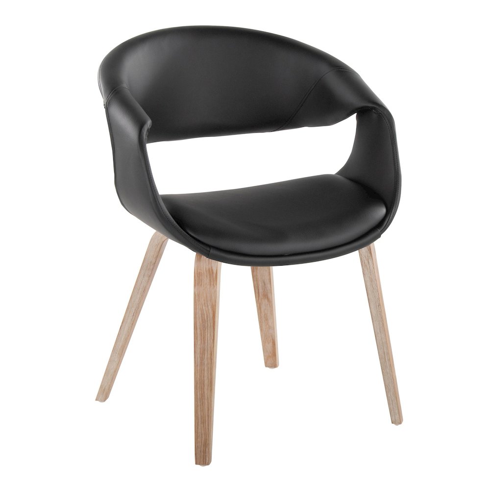 Curvo Upholstered Chair - Set of 2. Picture 2