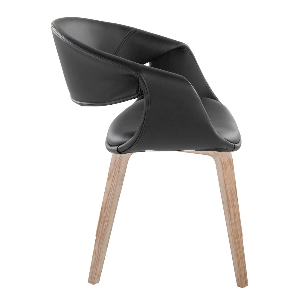 Curvo Upholstered Chair - Set of 2. Picture 3