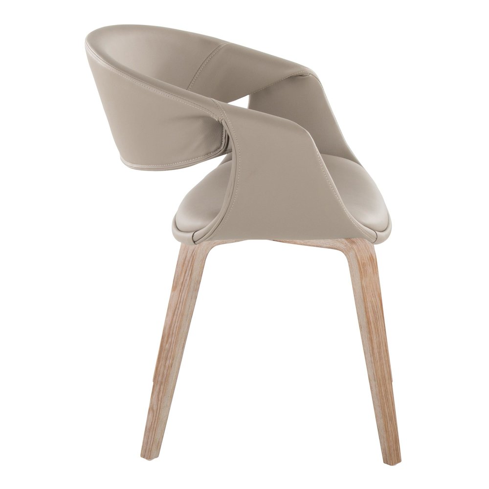 Curvo Upholstered Chair - Set of 2. Picture 3