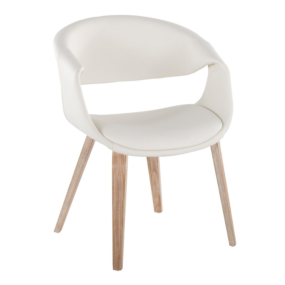 Curvo Upholstered Chair - Set of 2. Picture 2