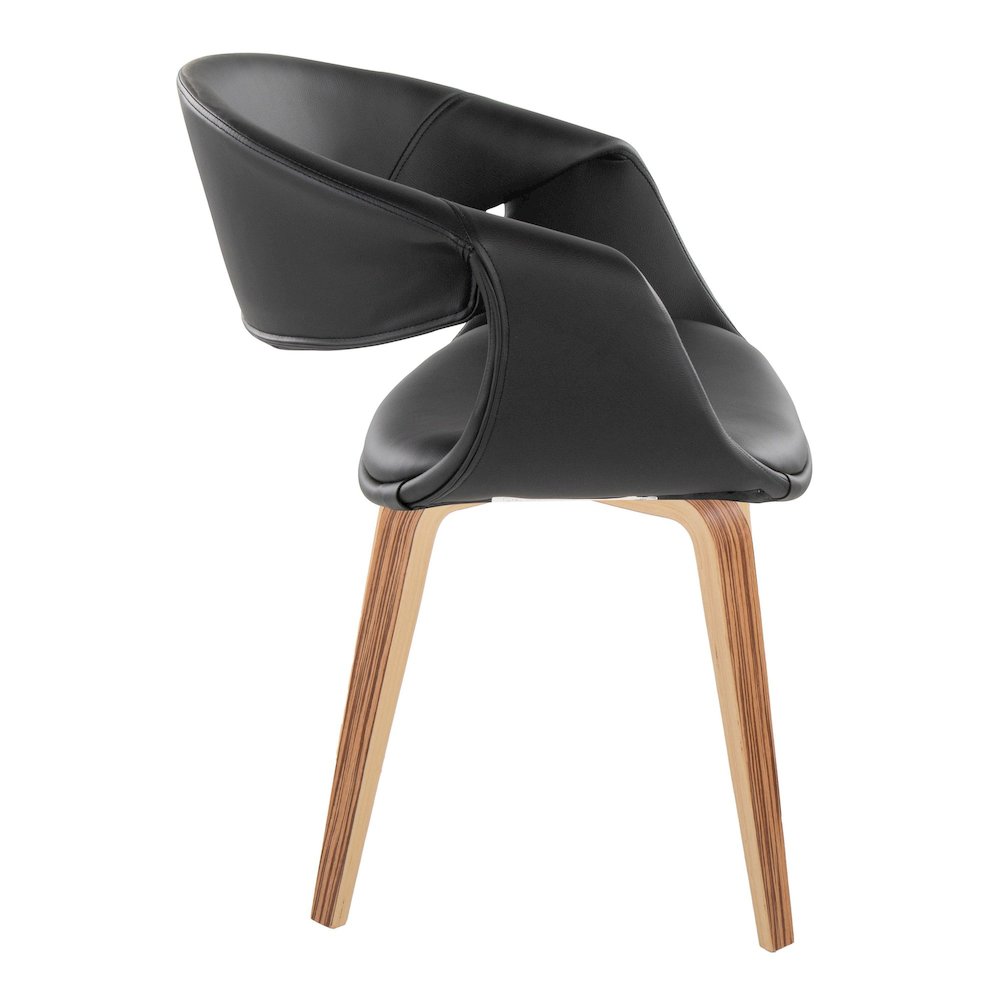 Curvo Upholstered Chair - Set of 2. Picture 3