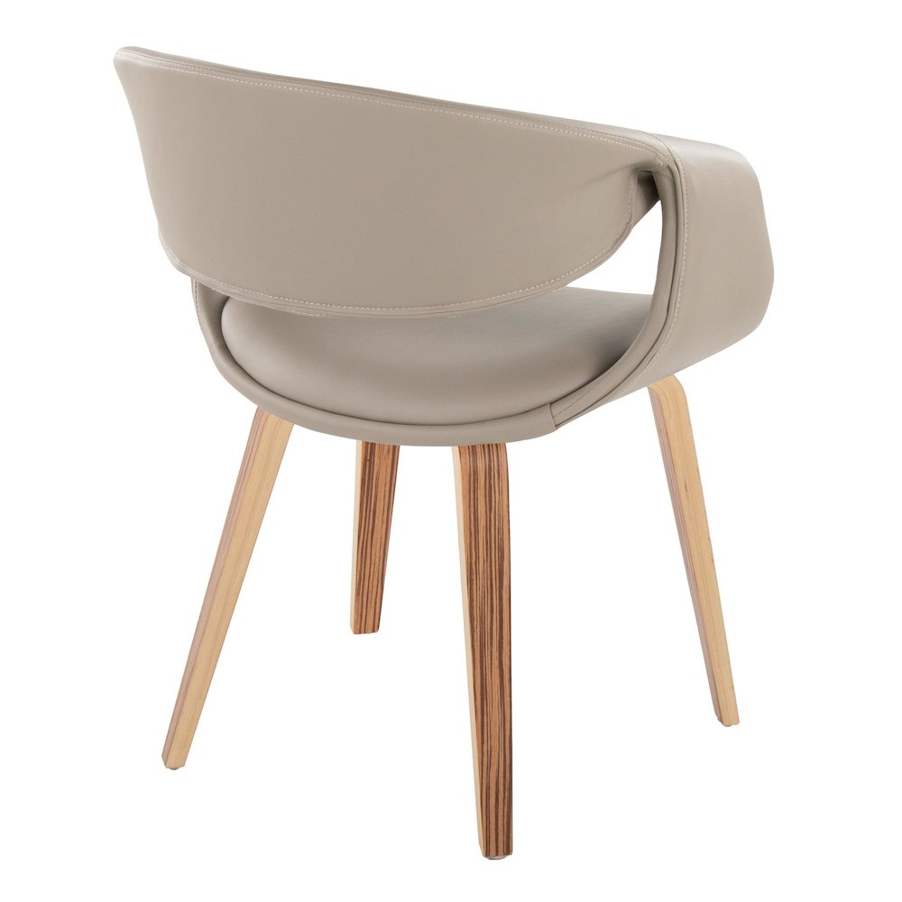 Curvo Upholstered Chair - Set of 2. Picture 4