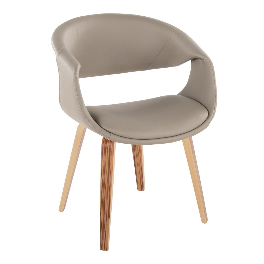 Curvo Upholstered Chair - Set of 2. Picture 2