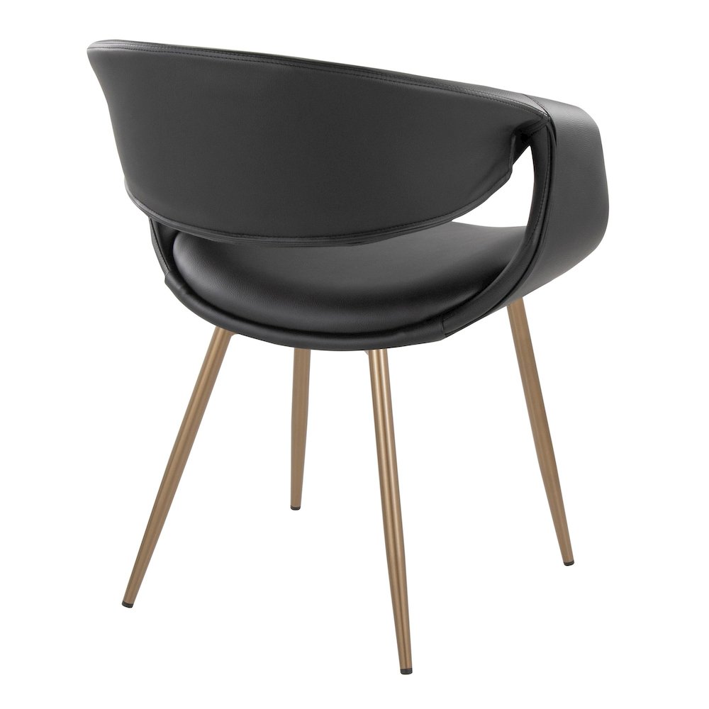 Curvo Upholstered Chair - Set of 2. Picture 4