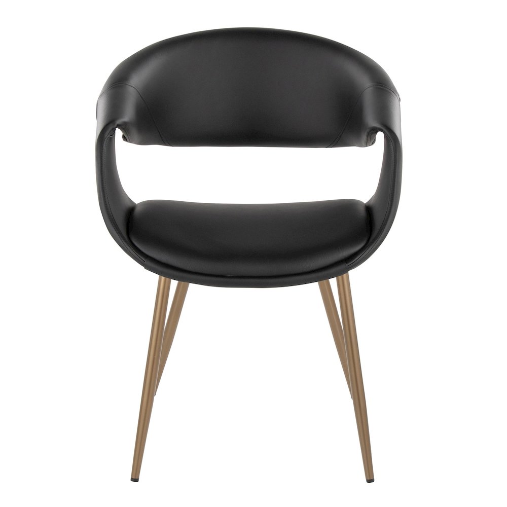 Curvo Upholstered Chair - Set of 2. Picture 6