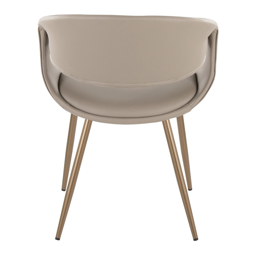 Curvo Upholstered Chair - Set of 2. Picture 5