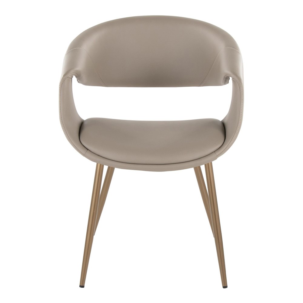 Curvo Upholstered Chair - Set of 2. Picture 6