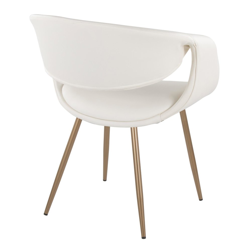 Curvo Upholstered Chair - Set of 2. Picture 4