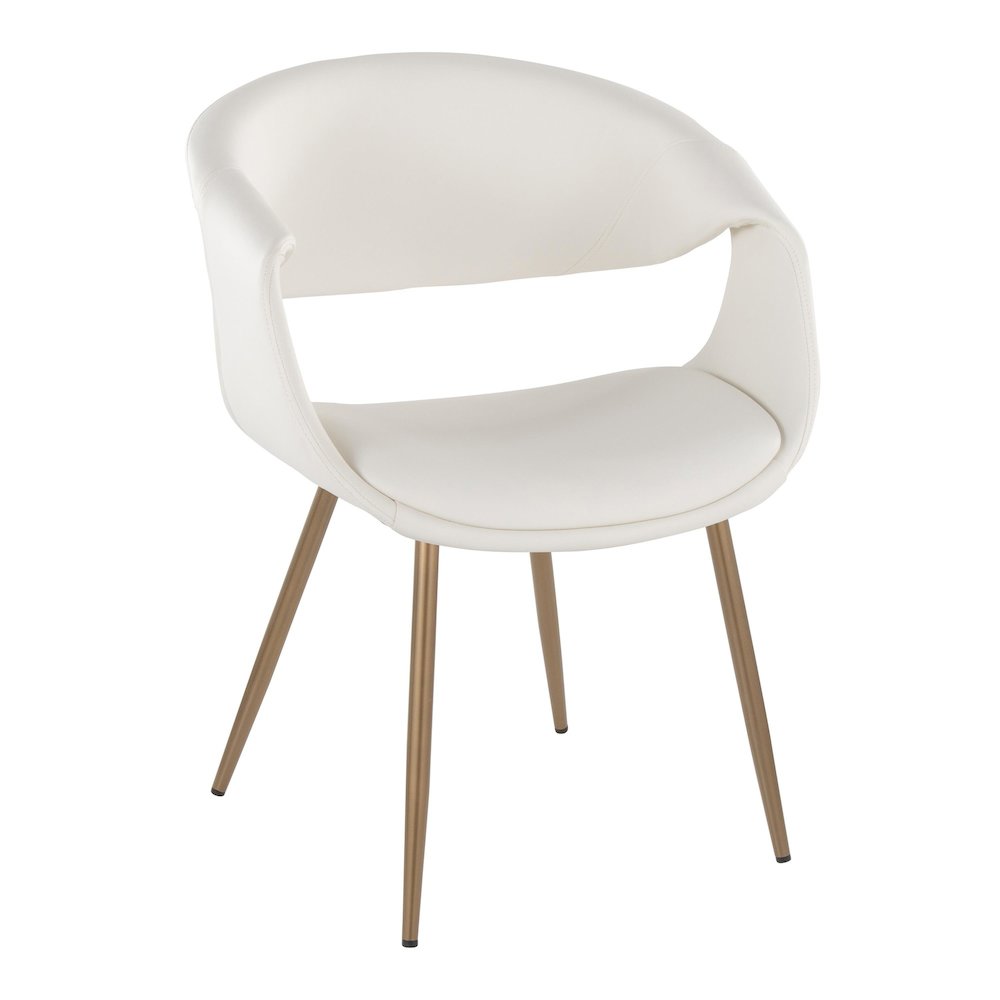 Curvo Upholstered Chair - Set of 2. Picture 2