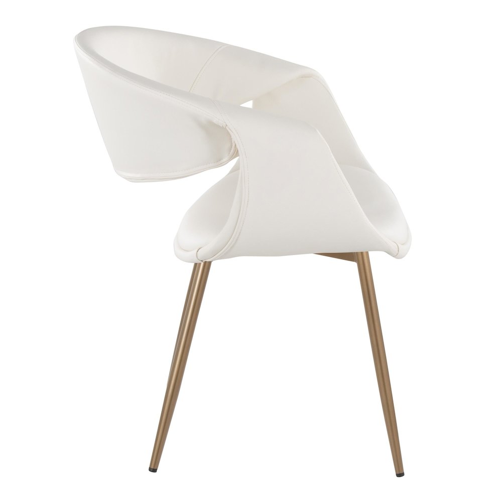 Curvo Upholstered Chair - Set of 2. Picture 3