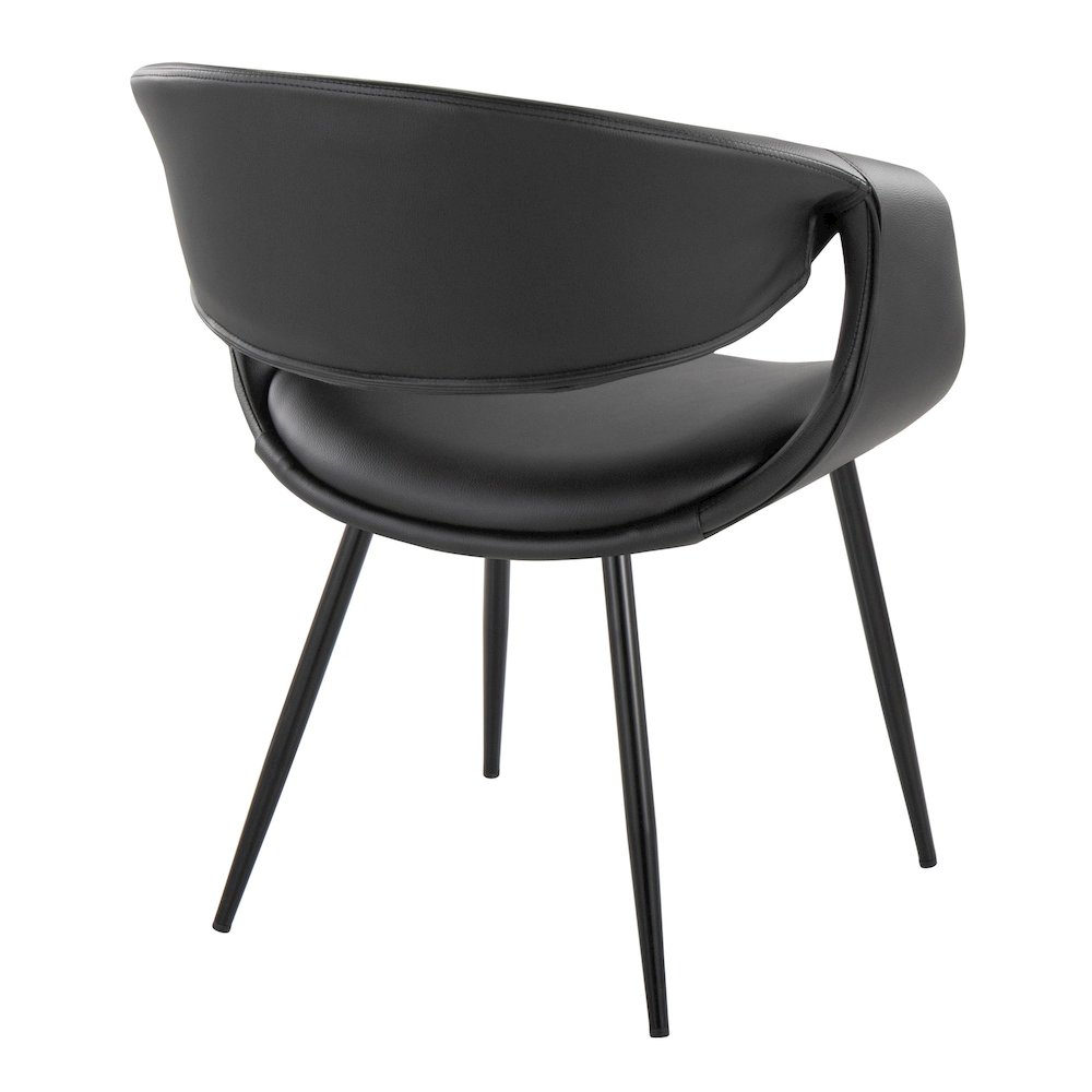 Curvo Upholstered Chair - Set of 2. Picture 4