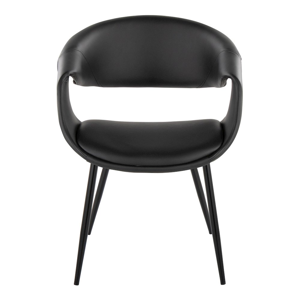 Curvo Upholstered Chair - Set of 2. Picture 6