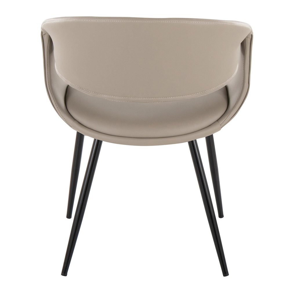 Curvo Upholstered Chair - Set of 2. Picture 5