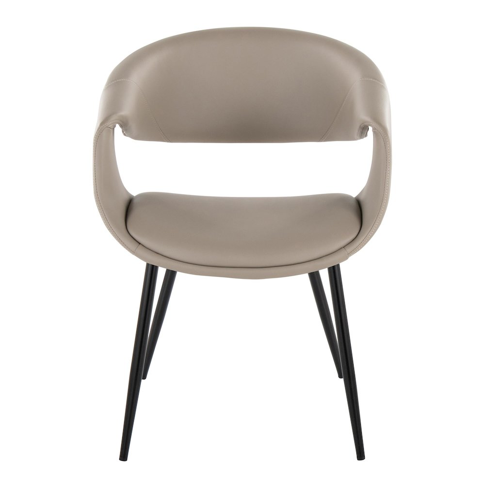 Curvo Upholstered Chair - Set of 2. Picture 6