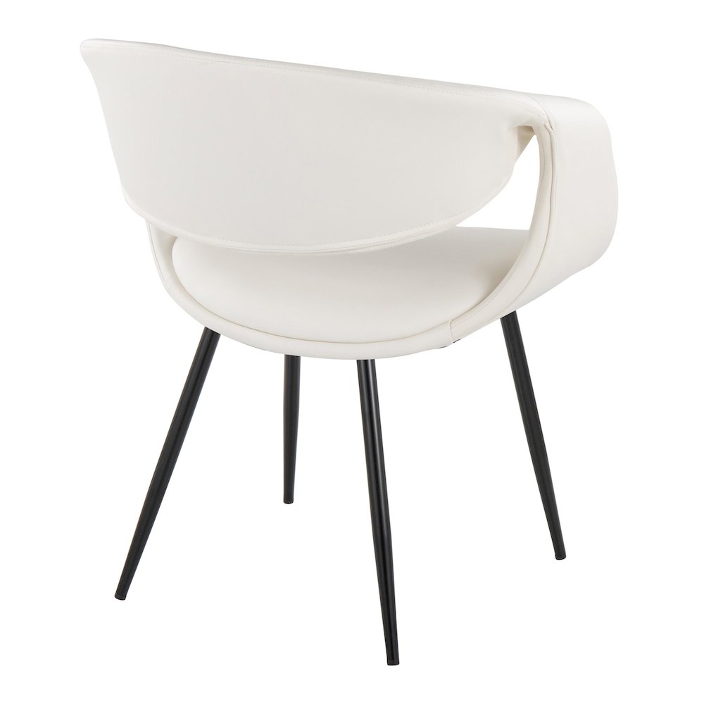 Curvo Upholstered Chair - Set of 2. Picture 4