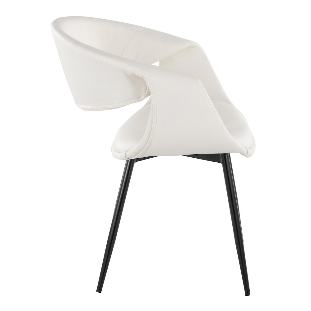 Curvo Upholstered Chair - Set of 2. Picture 3