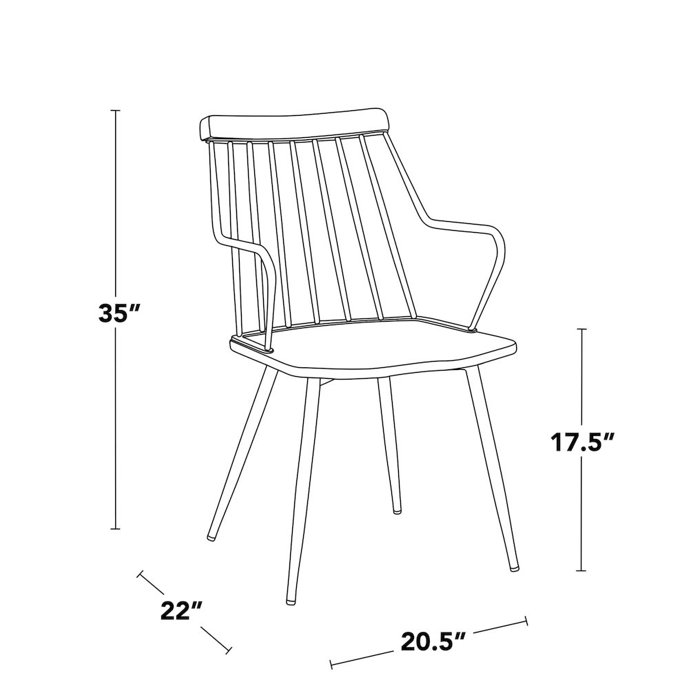 Preston Chair - Set of 2. Picture 9