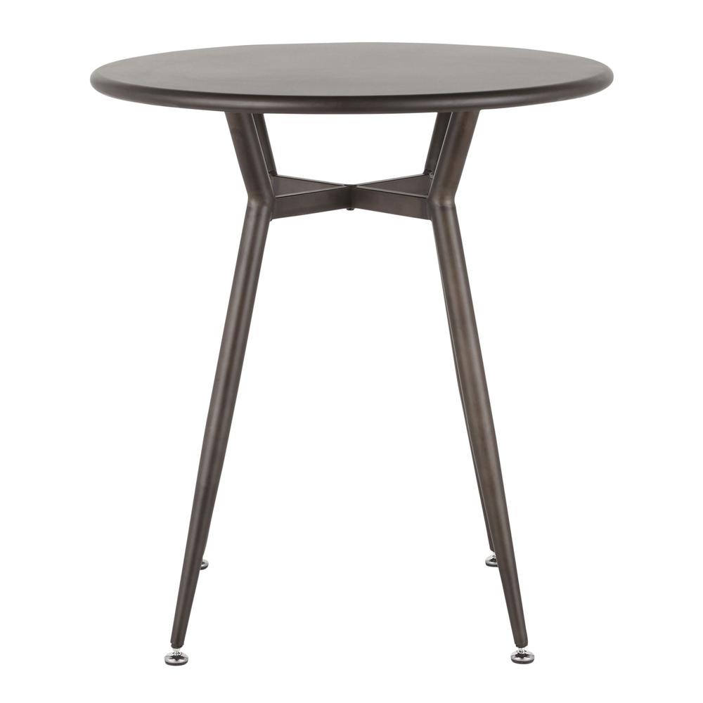 Antique Metal Clara Round Dinette Table. Picture 4