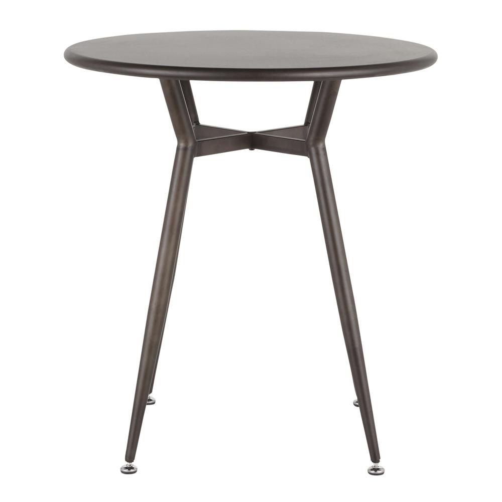 Antique Metal Clara Round Dinette Table. Picture 5