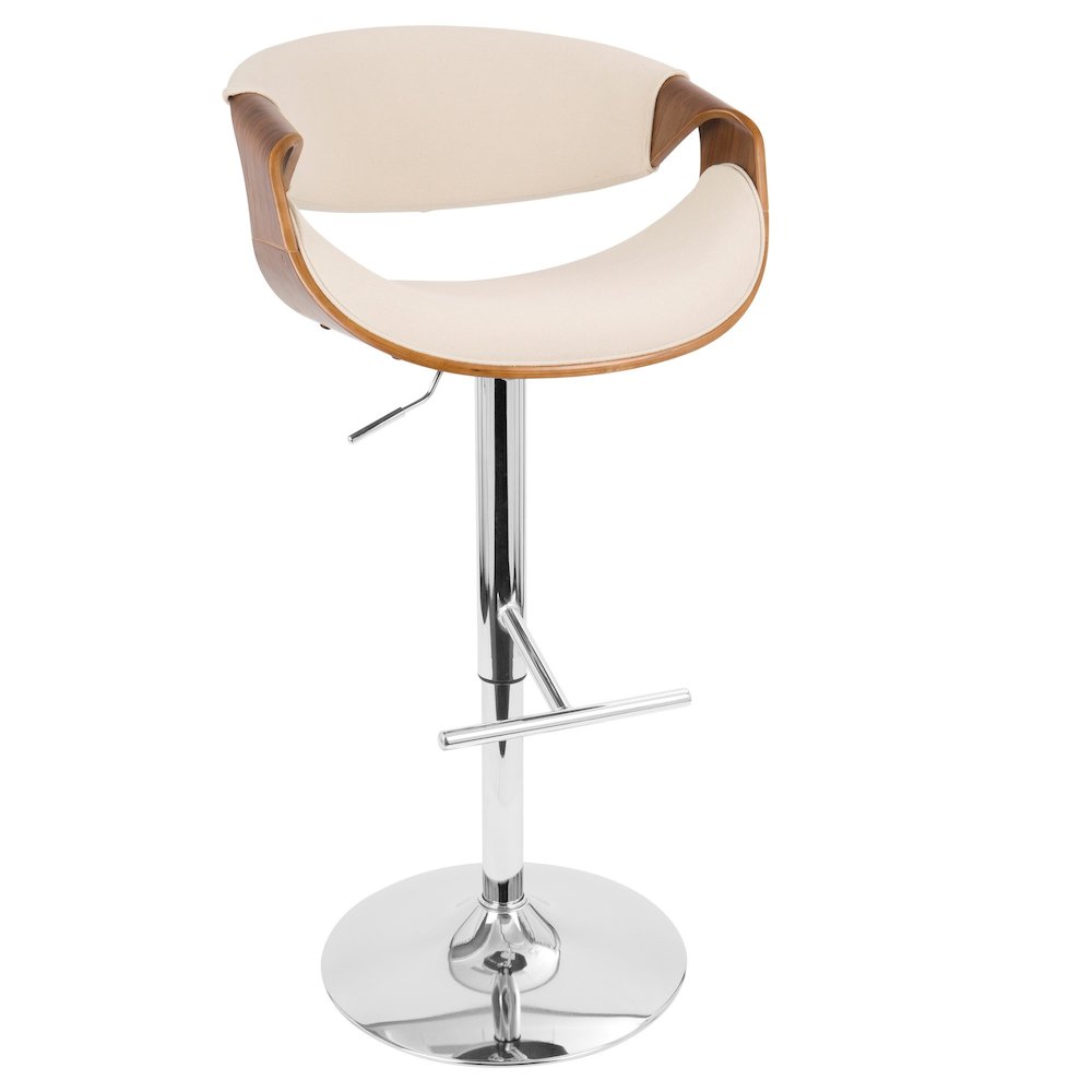 Curvo Adjustable Barstool - Set of 2. Picture 3