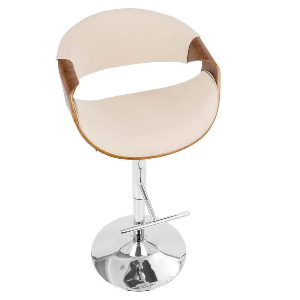 Curvo Adjustable Barstool - Set of 2. Picture 8