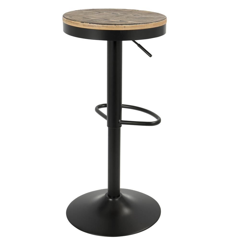 Black Dakota Barstool - Set of 2. Picture 4