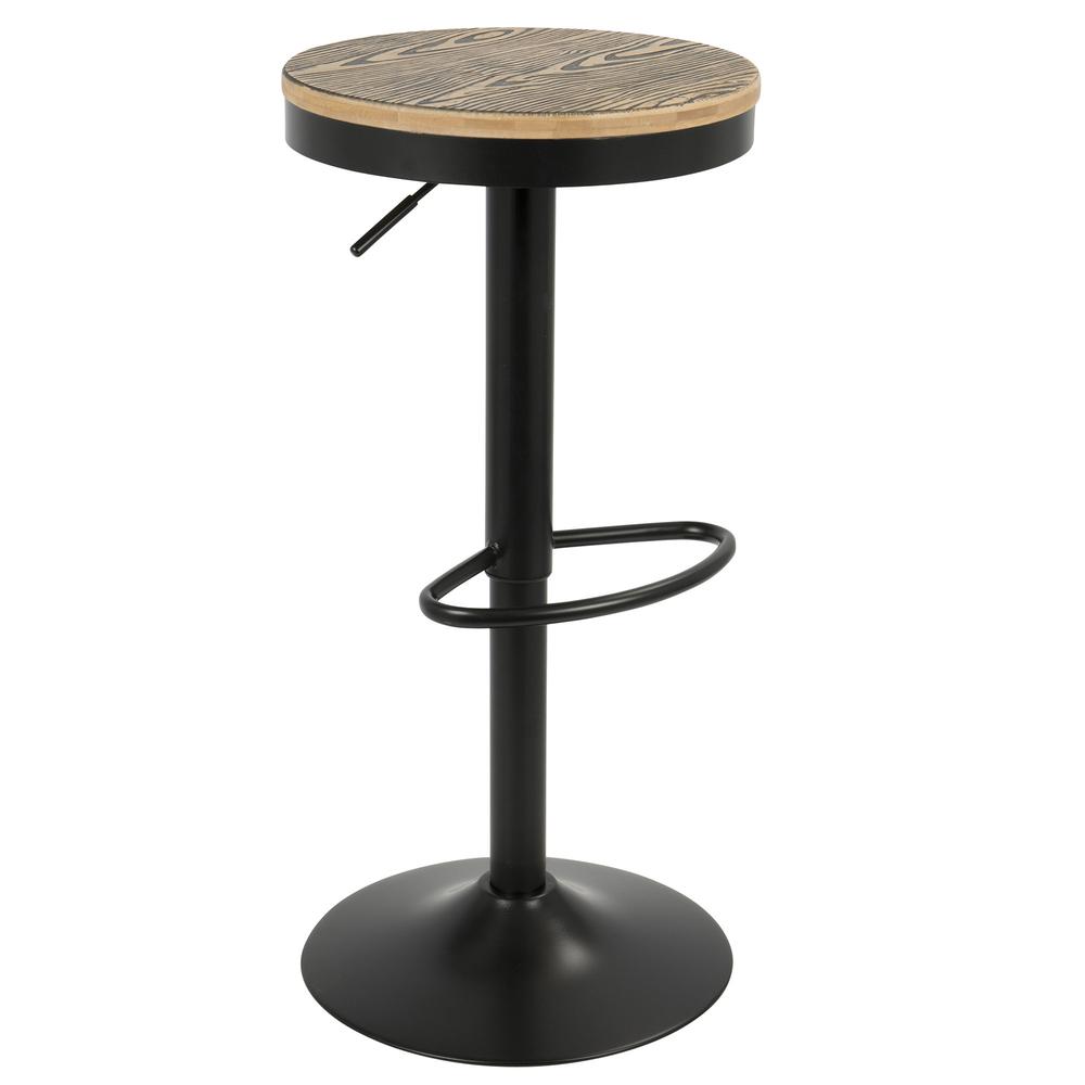 Black Dakota Barstool - Set of 2. Picture 2