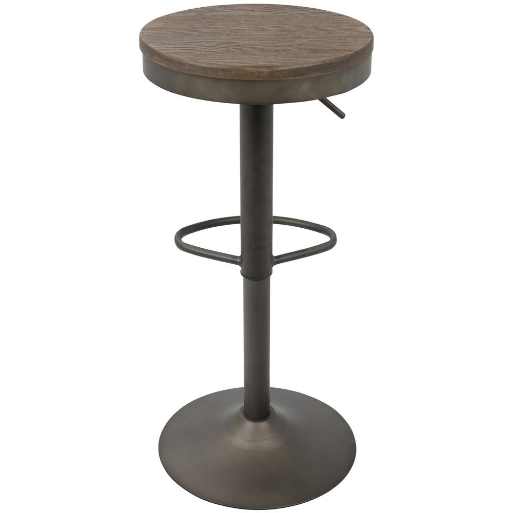 Antique, Brown Dakota Barstool - Set of 2. Picture 5