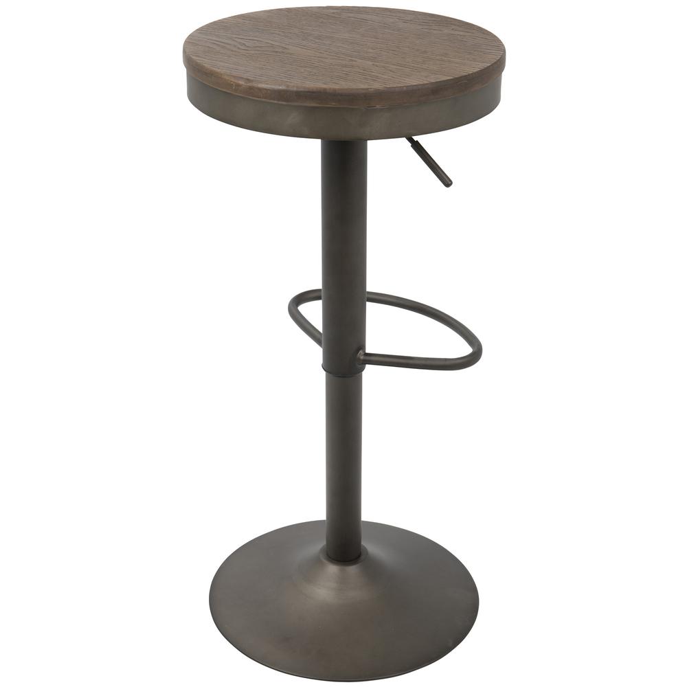 Antique, Brown Dakota Barstool - Set of 2. Picture 4