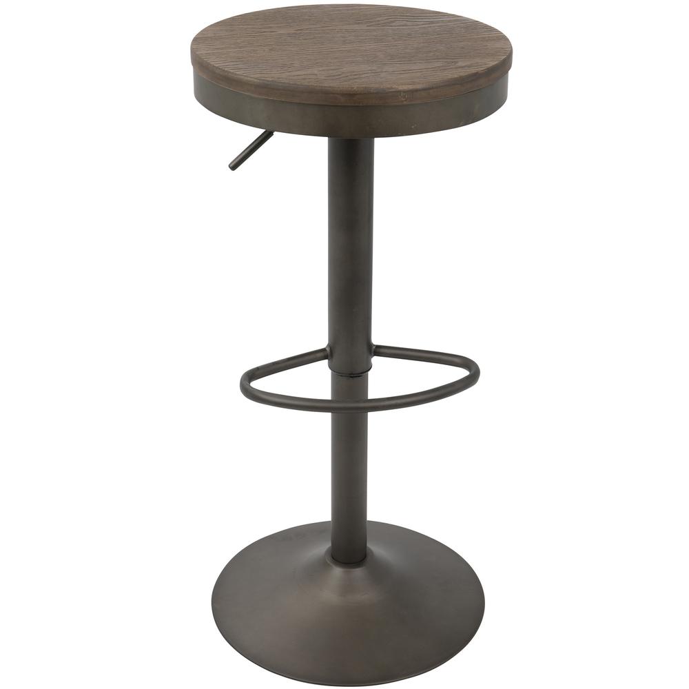 Antique, Brown Dakota Barstool - Set of 2. Picture 6