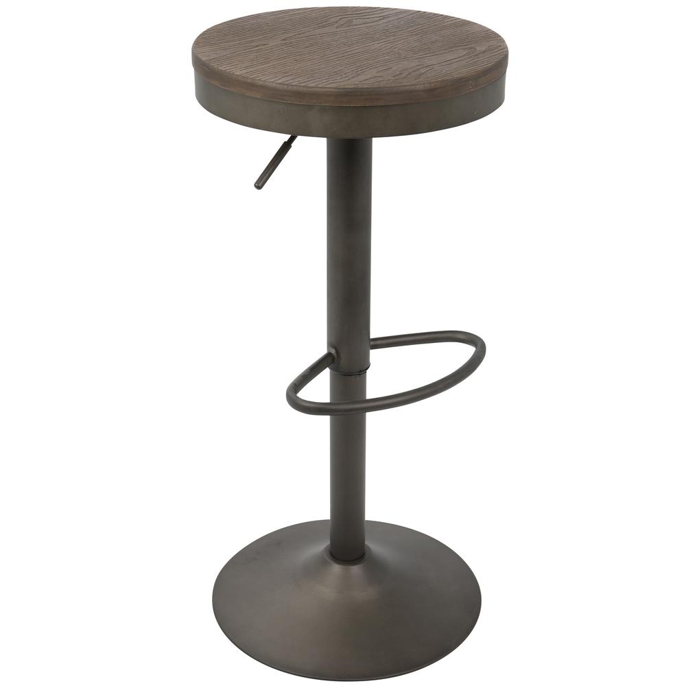 Antique, Brown Dakota Barstool - Set of 2. Picture 2